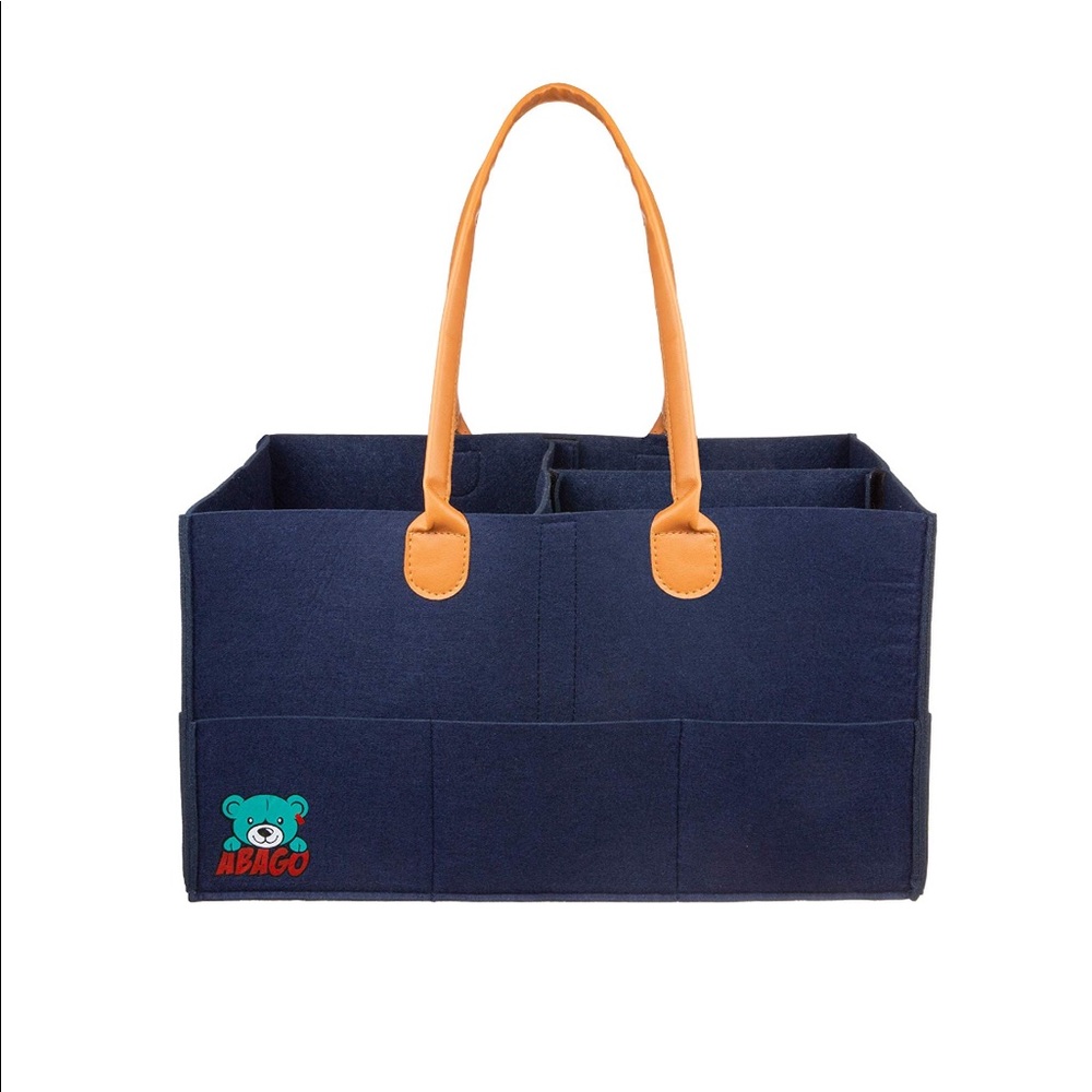 Baby Diaper Bag Caddy Organizer (Deep Blue)